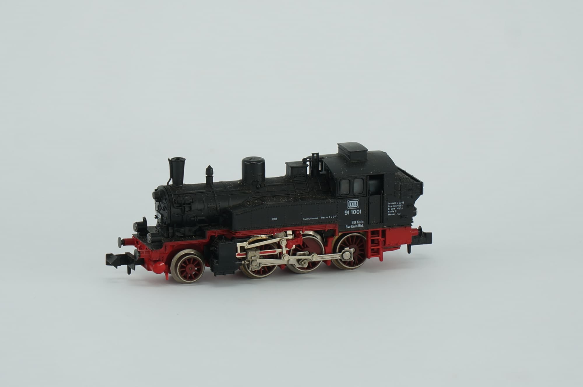 Fleischmann 7030 Dampflokomotive BR 91 1001 DB Epoche III NEM N 1:160