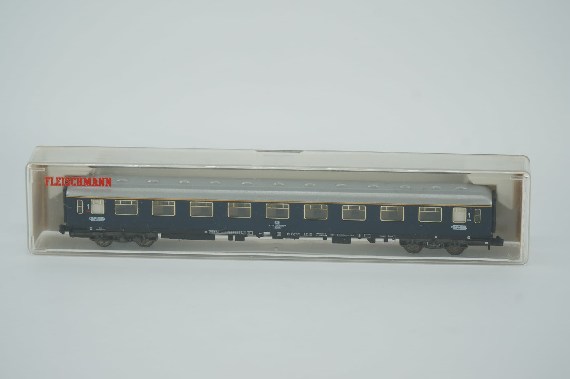 Fleischmann N 8110 K Abteilwagen Avmz 111 DB blau Ep.IV Kurzkupplung 1:160