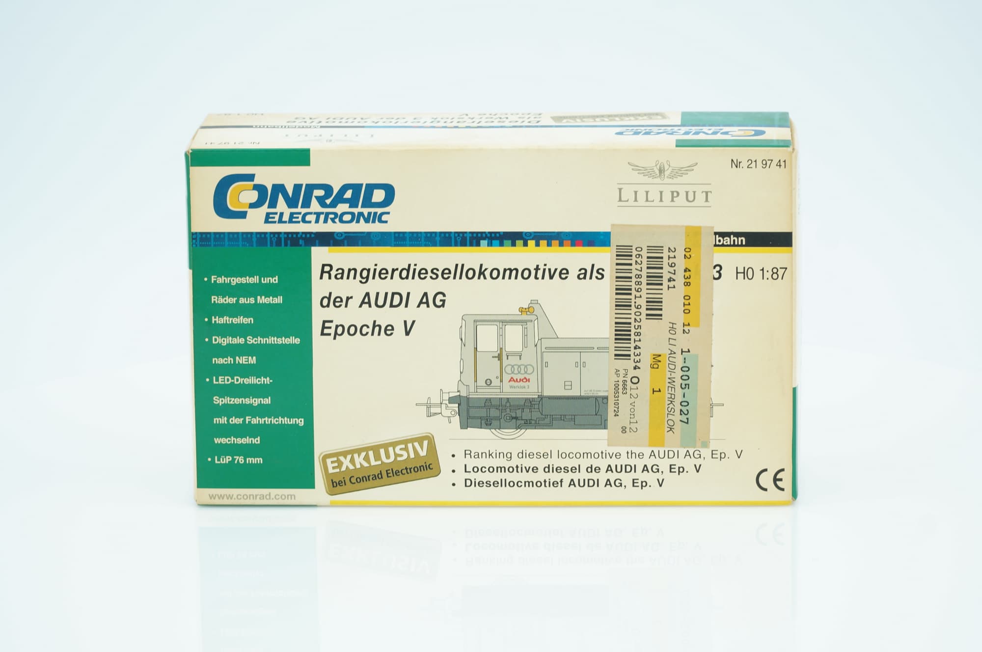 Liliput 219741 Diesellokomotive Werkslok Audi DSS Epoche V H0 1:87
