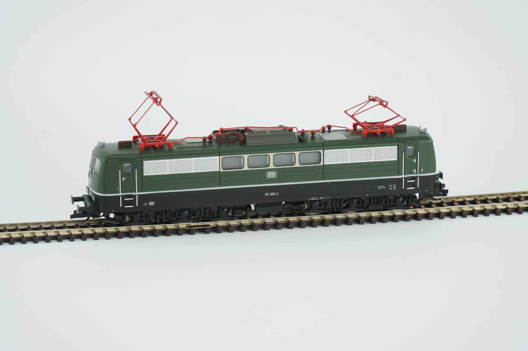 Piko TT Digital DB Elektrolokomotive BR 151 026-2 chromoxidgrün Epoche IV schwere Güterzuglok