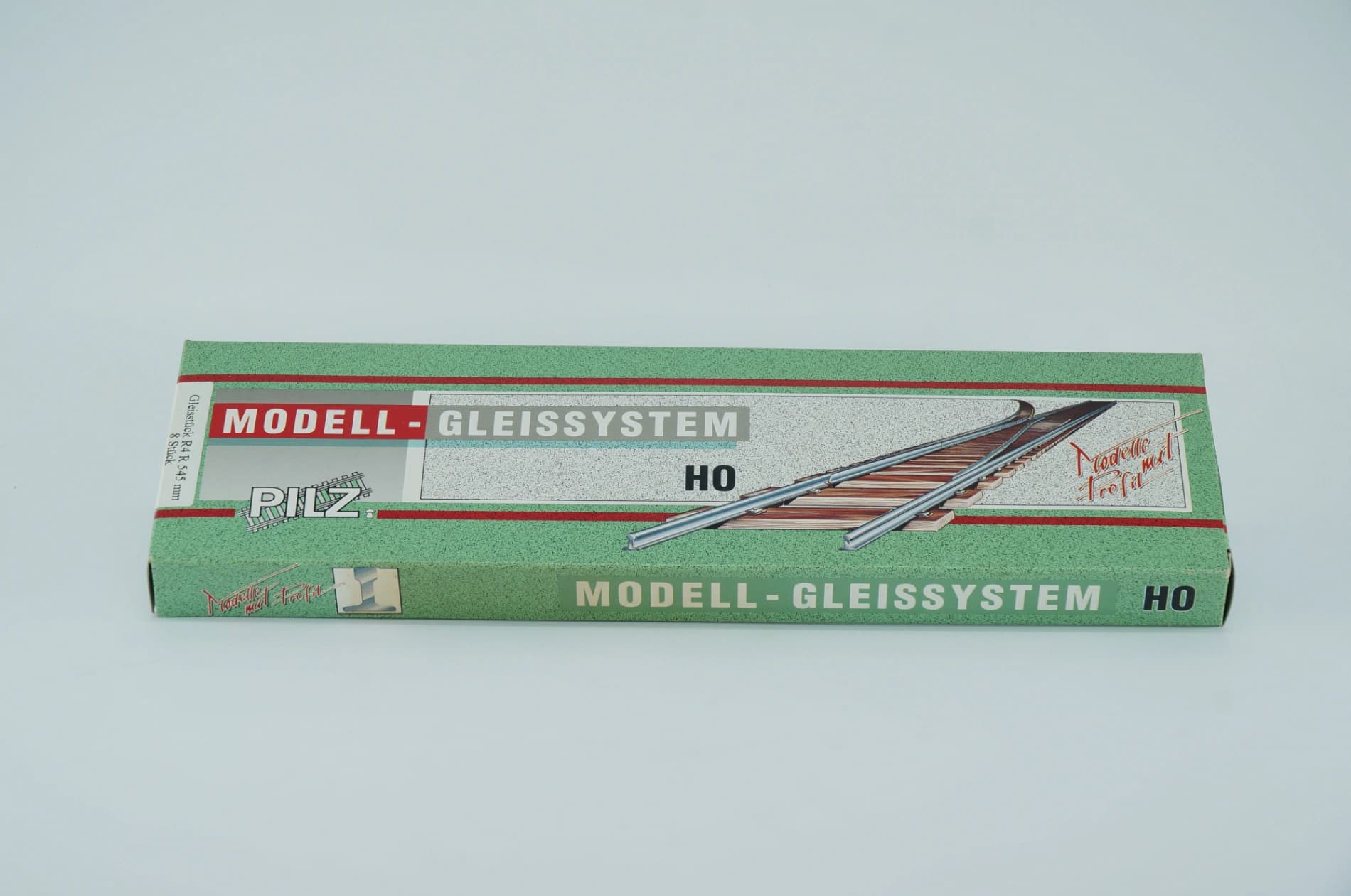 Pilz H0 82122 Modell-Gleissystem Gebogenes Gleis R4 R 545 mm 8er-Set OVP