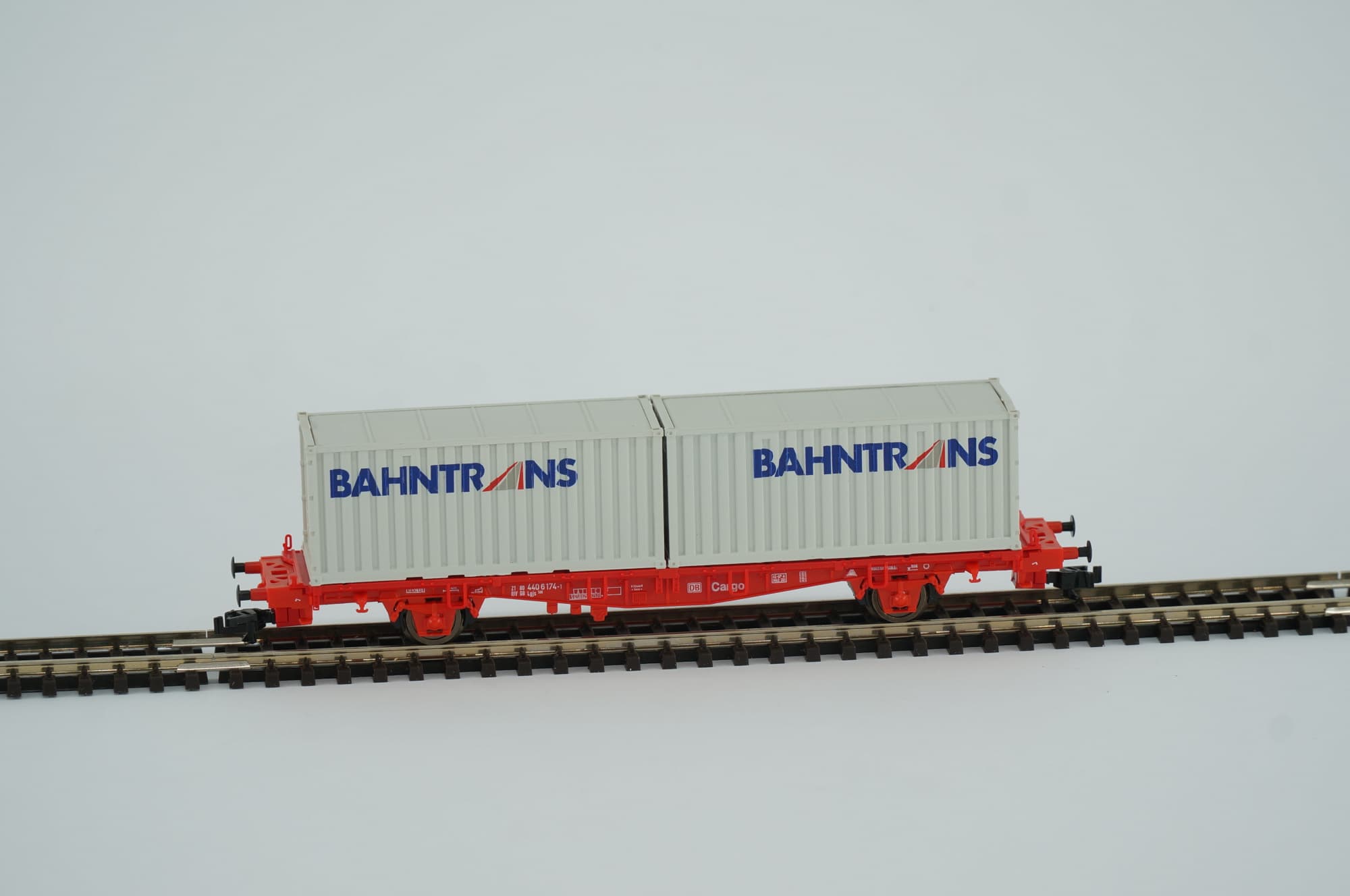 Roco 37501 TT DB Cargo Containerwagen Lgis 580 Bahntrans Ep V m. OVP