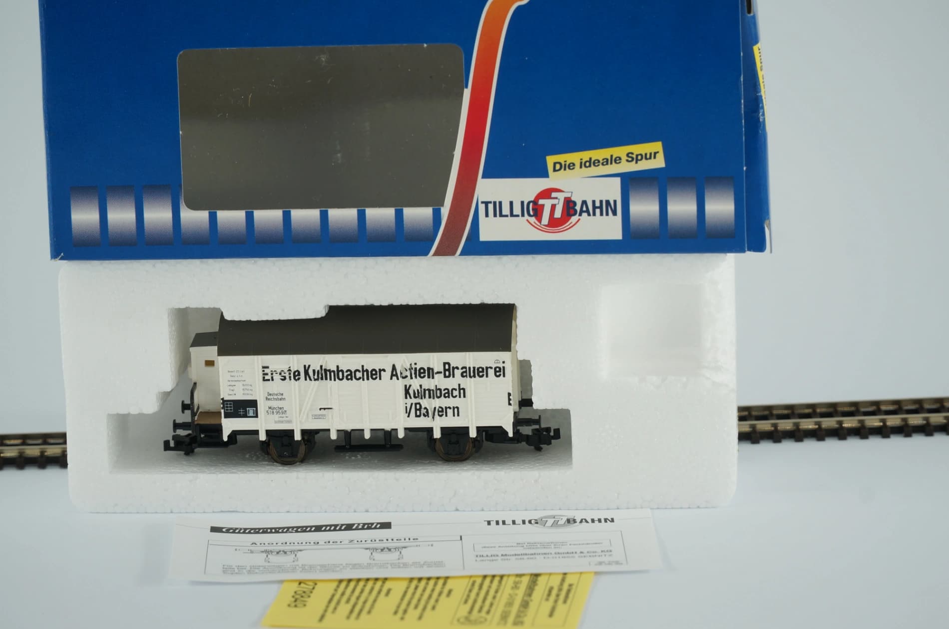 Tillig 14371 TT DRG Brauereiwagen Kulmbacher m. Brh. Ep II Clubmodell m. OVP NEM