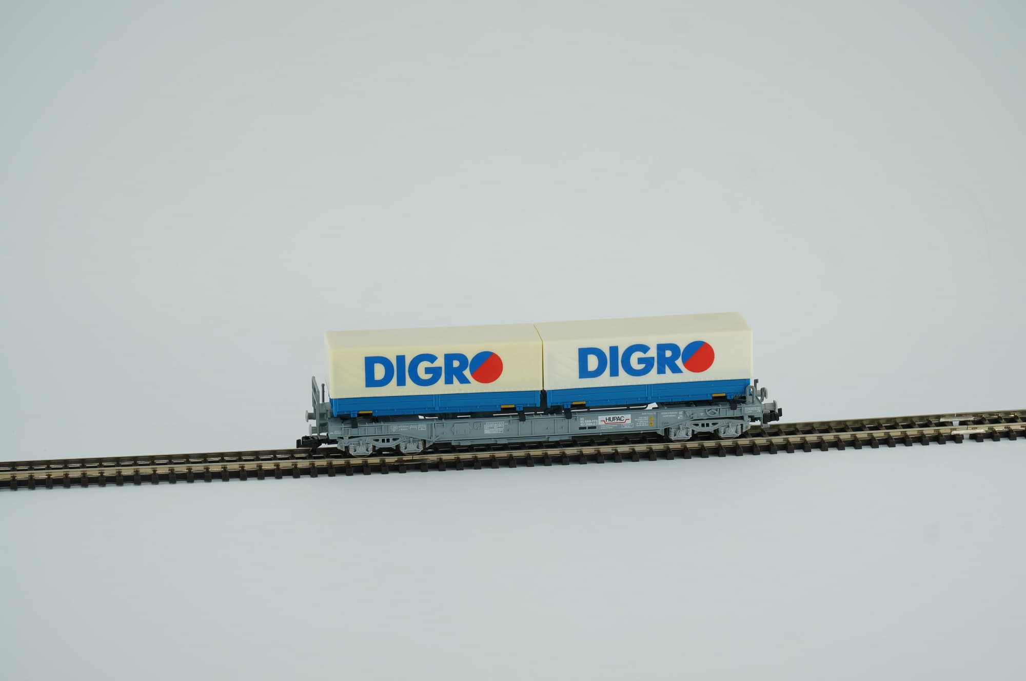 Tillig 15551 TT DB Taschenwagen Skss-z 707 m. Wechselbrücken DIGRO Ep V