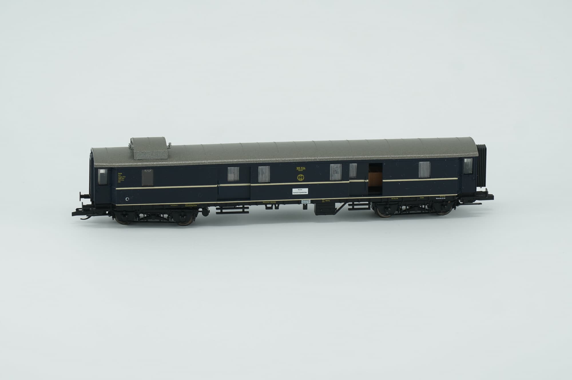 Tillig TT 13829 Gepäckwagen Karwendel-Express DRG Epoche II Packwagen Pw4ü-32 blau-creme