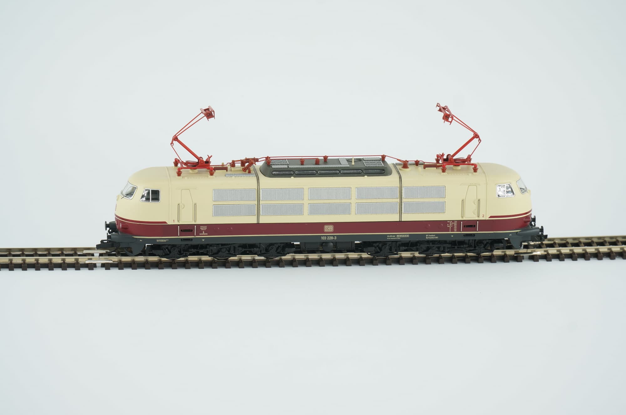 Tillig TT Digital DB 02445 Elektrolokomotive BR 103 228-3 TEE rot-beige Epoche IV Schnellzuglok