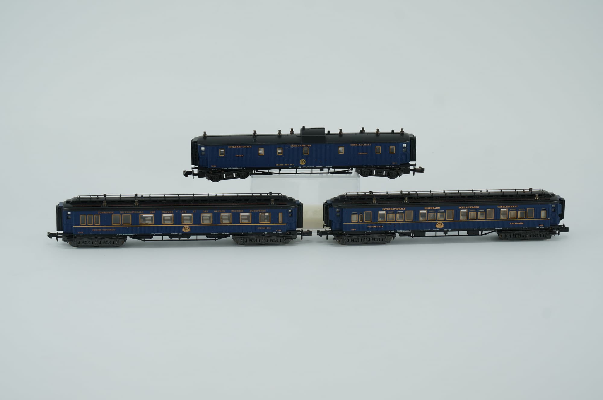 Trix N CIWL Orient-Express 3-tlg Speisewagen Schlafwagen Packwagen Ep I-II 1:160