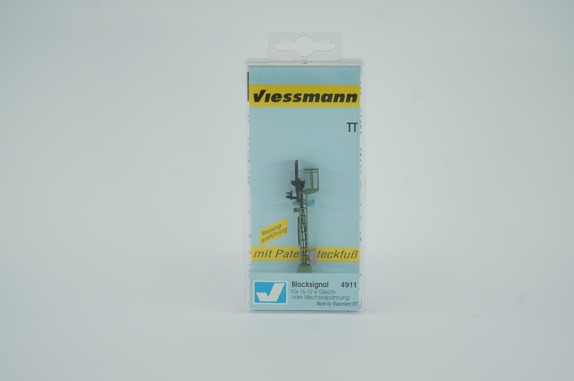 Viessmann TT 4911 DB Licht-Blocksignal Messingausführung Patentsteckfuß Zubehör
