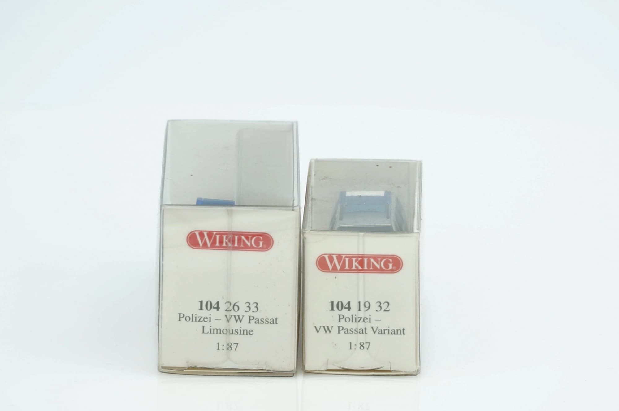 Wiking Polizei VW Passat Limousine (104 26 33) Passat (104 19 32) 1:87