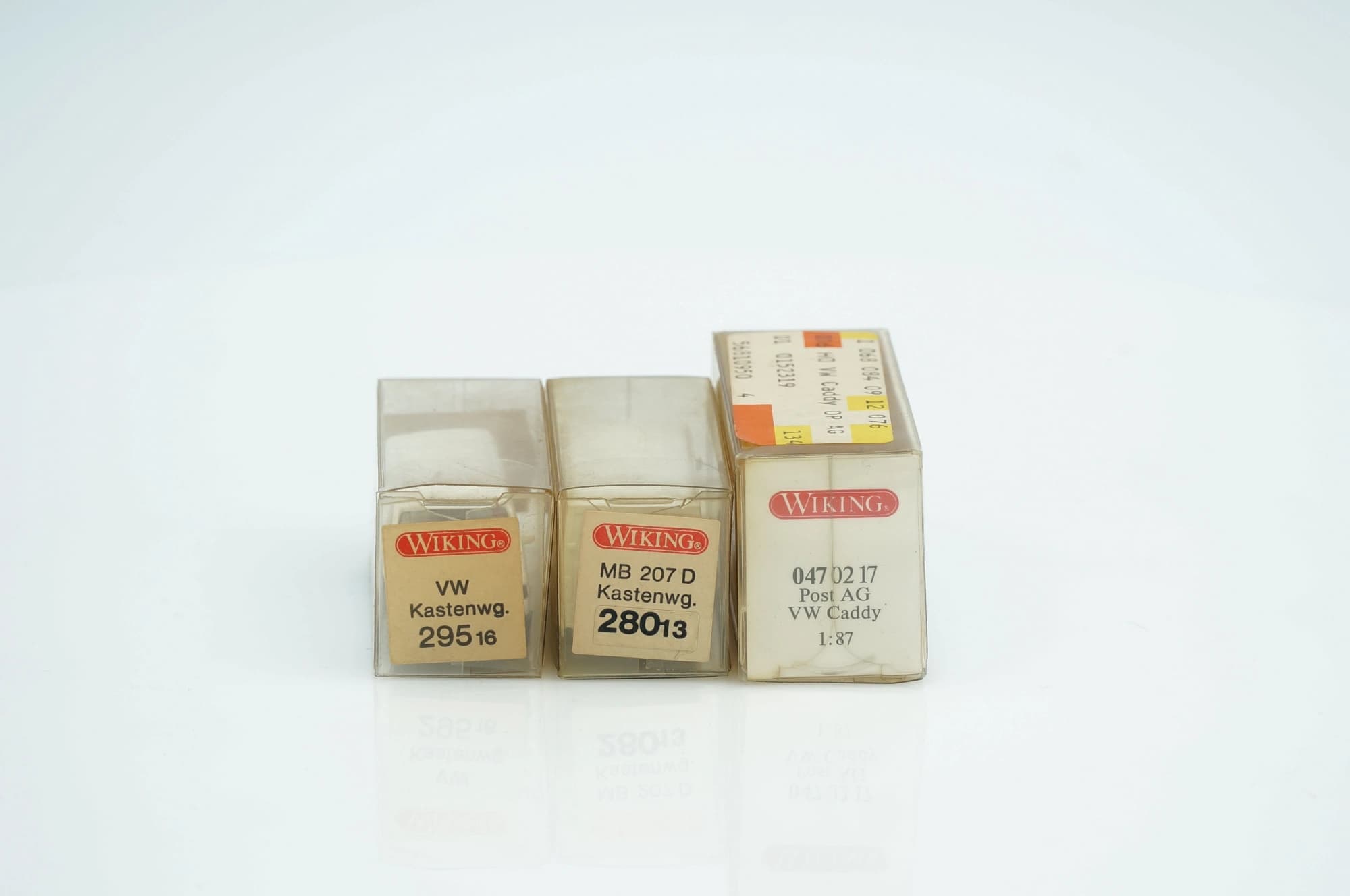Wiking VW Kastenwagen (295) MB 207D (280) VW Caddy Post AG (047) 1:87