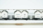 Roco 44055 3-tlg Silowagen-Set Eva Karsdorfer Zement Epoche IV DB H0 – Bild 4