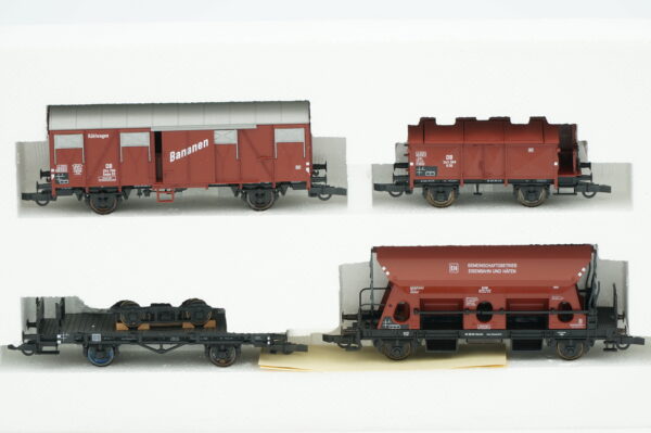 Fleischmann 95 5805 Güterwagen-Set 4-teilig Epoche III Limitiert NEM H0 1:87 – Bild 1