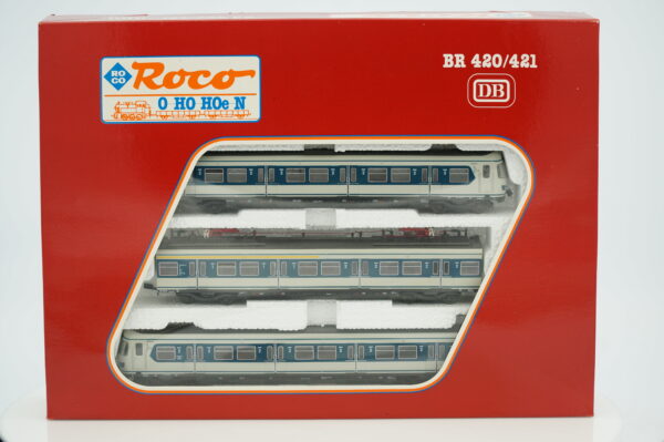Rroco 43002 Triebwagenset BR 420 421 3-teilig Epoche IV H0 1:87 – Bild 2